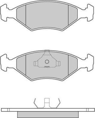 E.T.F. 12-0977 - Тормозные колодки, дисковые, комплект autosila-amz.com