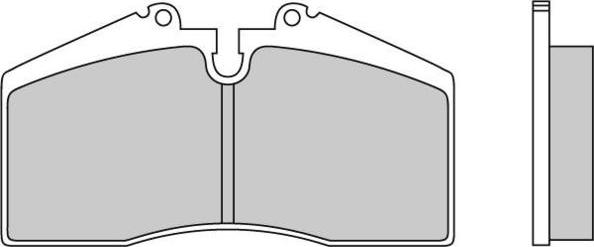 E.T.F. 12-0449 - Тормозные колодки, дисковые, комплект autosila-amz.com