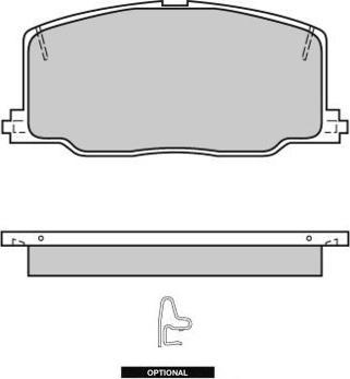 E.T.F. 12-0411 - Тормозные колодки, дисковые, комплект autosila-amz.com