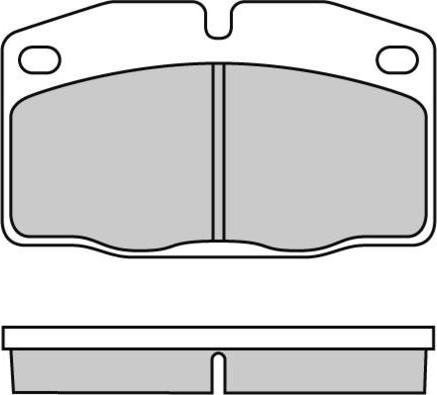 E.T.F. 12-0487 - Тормозные колодки, дисковые, комплект autosila-amz.com