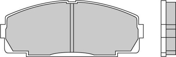 E.T.F. 12-0438 - Тормозные колодки, дисковые, комплект autosila-amz.com