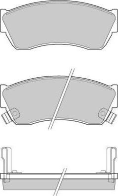 E.T.F. 12-0420 - Тормозные колодки, дисковые, комплект autosila-amz.com