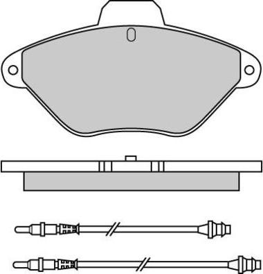 E.T.F. 12-0565 - Тормозные колодки, дисковые, комплект autosila-amz.com