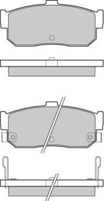 Allied Nippon ACV015 - Тормозные колодки, дисковые, комплект autosila-amz.com