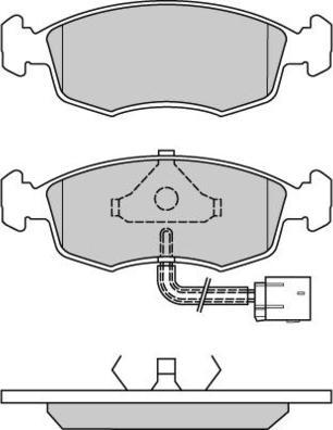 E.T.F. 12-0583 - Тормозные колодки, дисковые, комплект autosila-amz.com