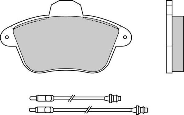 E.T.F. 12-0522 - Тормозные колодки, дисковые, комплект autosila-amz.com