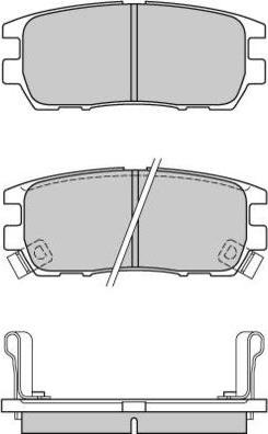 E.T.F. 12-0574 - Тормозные колодки, дисковые, комплект autosila-amz.com