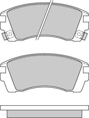 BENDIX 572397 - Тормозные колодки, дисковые, комплект autosila-amz.com