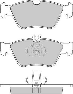 E.T.F. 12-0694 - Тормозные колодки, дисковые, комплект autosila-amz.com