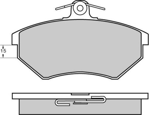 LUCAS GDB826 - К-кт колодок для диск.торм. AUDI 200 79-82.80 86-96, 90 87-91, A4 95-01, CABRIOLET 91-94, COUPE 84-9 autosila-amz.com