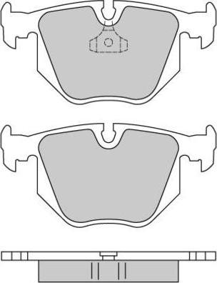 E.T.F. 12-0652 - Тормозные колодки, дисковые, комплект autosila-amz.com