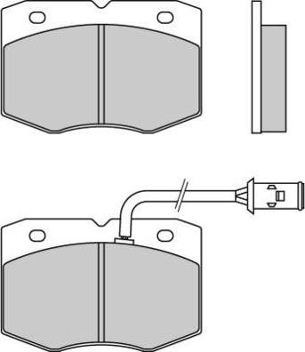 E.T.F. 12-0609 - Тормозные колодки, дисковые, комплект autosila-amz.com