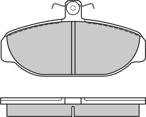 Remsa PCA015601 - Тормозные колодки, дисковые, комплект autosila-amz.com