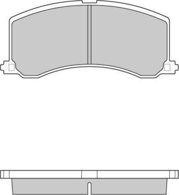 E.T.F. 12-0684 - Тормозные колодки, дисковые, комплект autosila-amz.com