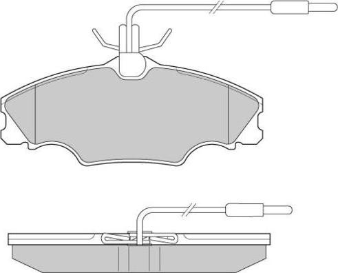 E.T.F. 12-0686 - Тормозные колодки, дисковые, комплект autosila-amz.com