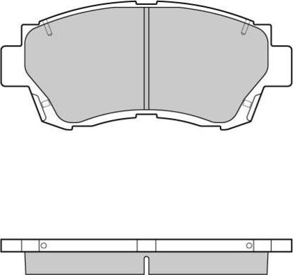 E.T.F. 12-0635 - Тормозные колодки, дисковые, комплект autosila-amz.com