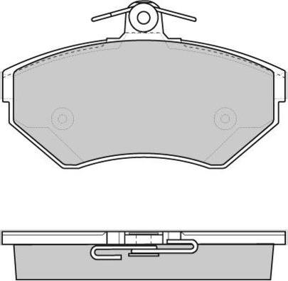 E.T.F. 12-0674 - Тормозные колодки, дисковые, комплект autosila-amz.com