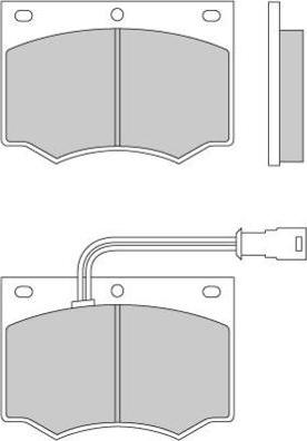 FTE BL2302A1 - Тормозные колодки, дисковые, комплект autosila-amz.com