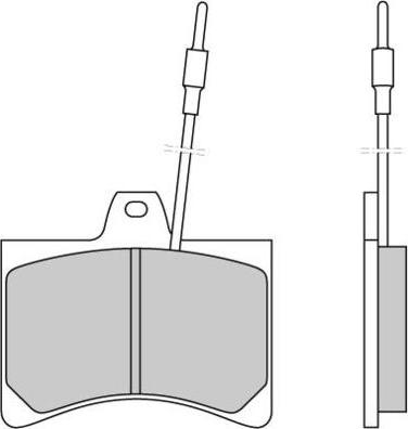 FERRON TOP04020201 - Тормозные колодки, дисковые, комплект autosila-amz.com