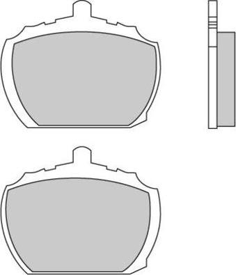 E.T.F. 12-0102 - Тормозные колодки, дисковые, комплект autosila-amz.com