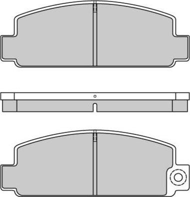 E.T.F. 12-0183 - Тормозные колодки, дисковые, комплект autosila-amz.com