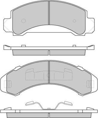 E.T.F. 12-0840 - Тормозные колодки, дисковые, комплект autosila-amz.com