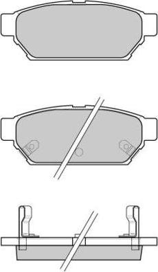 E.T.F. 12-0800 - Тормозные колодки, дисковые, комплект autosila-amz.com