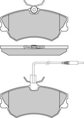 E.T.F. 12-0801 - Тормозные колодки, дисковые, комплект autosila-amz.com