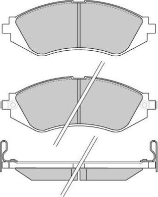 E.T.F. 12-0803 - Тормозные колодки, дисковые, комплект autosila-amz.com