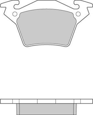 E.T.F. 12-0880 - Тормозные колодки, дисковые, комплект autosila-amz.com