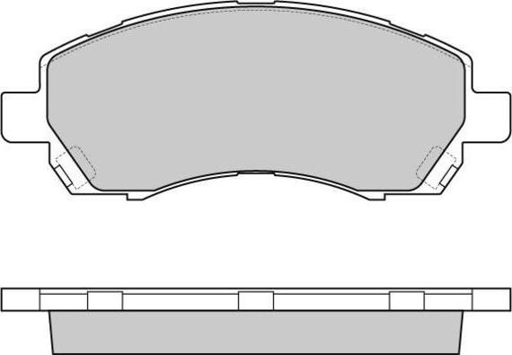 E.T.F. 12-0820 - Тормозные колодки, дисковые, комплект autosila-amz.com