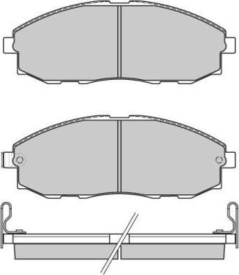 E.T.F. 12-0828 - Тормозные колодки, дисковые, комплект autosila-amz.com