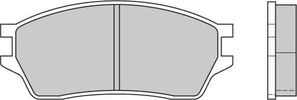 E.T.F. 12-0391 - Тормозные колодки, дисковые, комплект autosila-amz.com