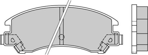 E.T.F. 12-0358 - Тормозные колодки, дисковые, комплект autosila-amz.com