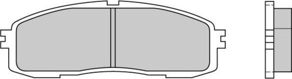 E.T.F. 12-0362 - Тормозные колодки, дисковые, комплект autosila-amz.com