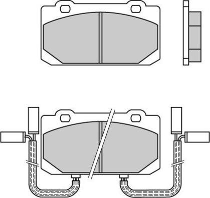 E.T.F. 12-0319 - Тормозные колодки, дисковые, комплект autosila-amz.com