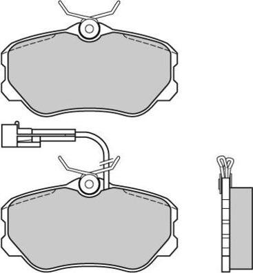 E.T.F. 12-0385 - Тормозные колодки, дисковые, комплект autosila-amz.com