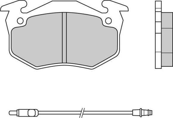 E.T.F. 12-0334 - Тормозные колодки, дисковые, комплект autosila-amz.com