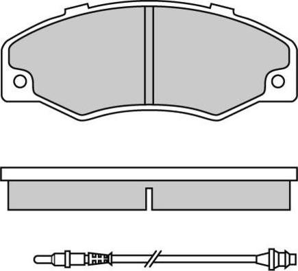 E.T.F. 12-0320 - Тормозные колодки, дисковые, комплект autosila-amz.com