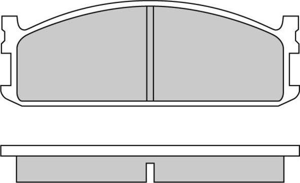 Metzger 0204.00 - Тормозные колодки, дисковые, комплект autosila-amz.com