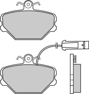 E.T.F. 12-0375 - Тормозные колодки, дисковые, комплект autosila-amz.com