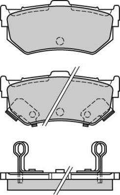 E.T.F. 12-0291 - Тормозные колодки, дисковые, комплект autosila-amz.com