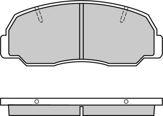 E.T.F. 12-0297 - Тормозные колодки, дисковые, комплект autosila-amz.com