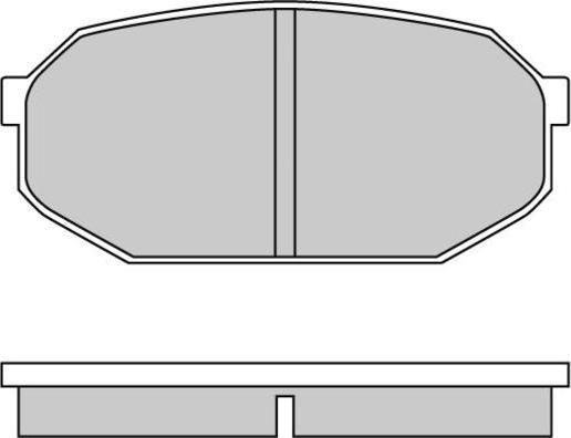 Mintex MDB1210 - Тормозные колодки, дисковые, комплект autosila-amz.com