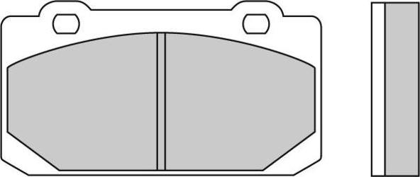 E.T.F. 12-0240 - Тормозные колодки, дисковые, комплект autosila-amz.com