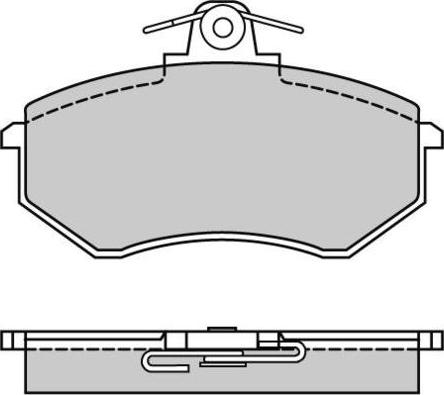 E.T.F. 12-0287 - Тормозные колодки, дисковые, комплект autosila-amz.com