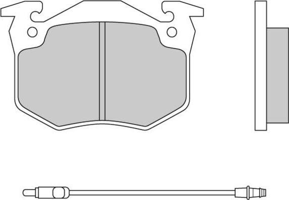 E.T.F. 12-0230 - Тормозные колодки, дисковые, комплект autosila-amz.com