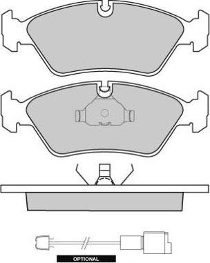 Lucas Electrical GDB 298 - Тормозные колодки, дисковые, комплект autosila-amz.com