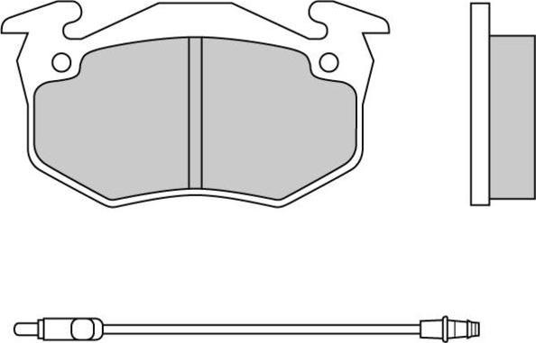 E.T.F. 12-0229 - Тормозные колодки, дисковые, комплект autosila-amz.com