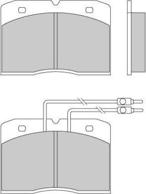 E.T.F. 12-0275 - Тормозные колодки, дисковые, комплект autosila-amz.com